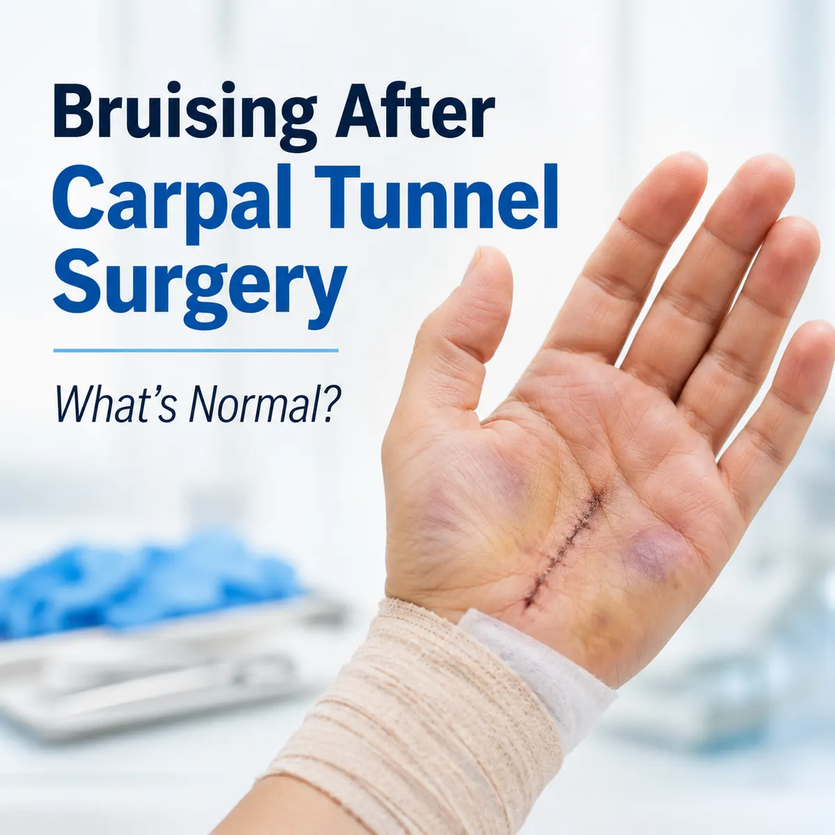 Bruising After Carpal Tunnel Surgery: What’s Normal?