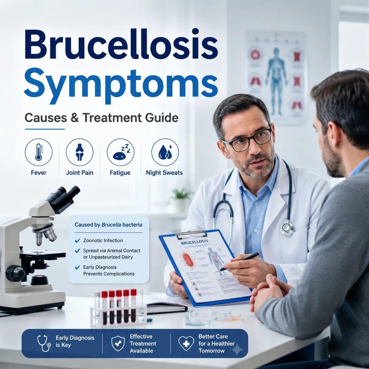 Brucellosis Symptoms, Causes & Treatment Guide