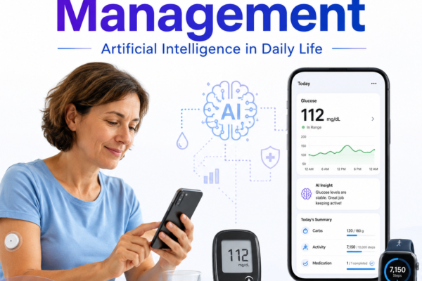 Diabetes management: Artificial Intelligence in Daily Life for