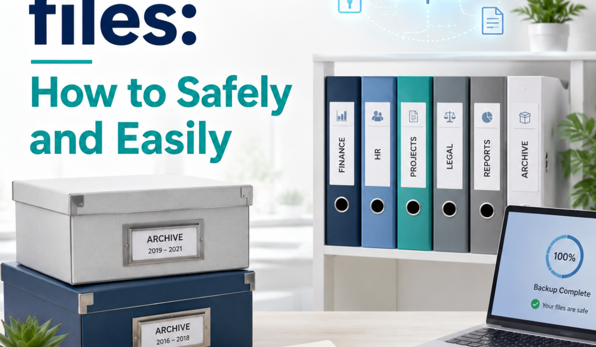 Archive files: How to Safely and Easily