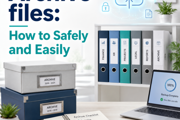 Archive files: How to Safely and Easily