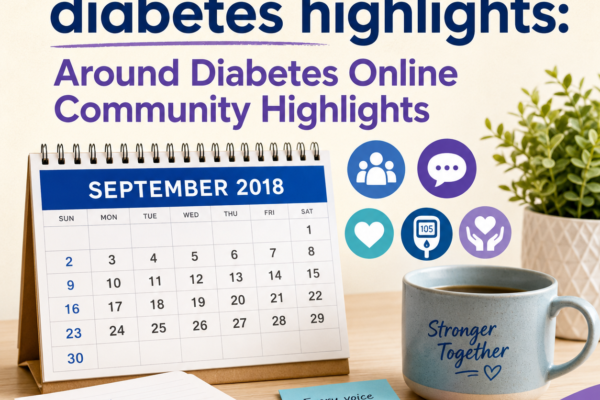 September 2018 diabetes highlights: Around Diabetes Online Community Highlights