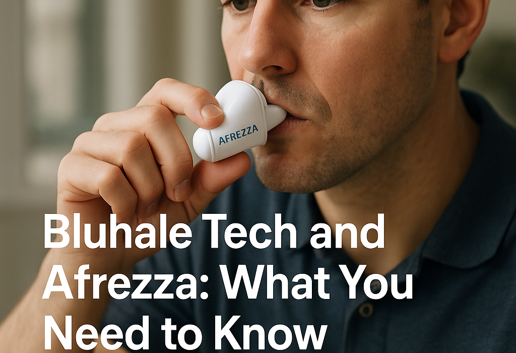 Afrezza insulin inhaler by Bluhale Tech for diabetes management