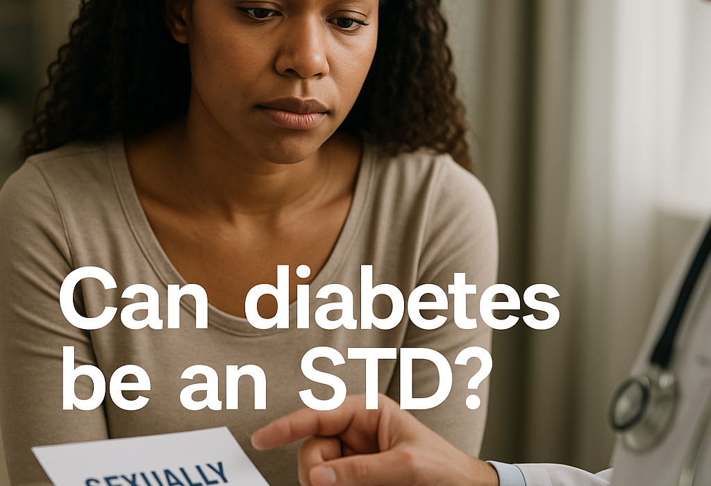 A person contemplating the connection between diabetes and STDs