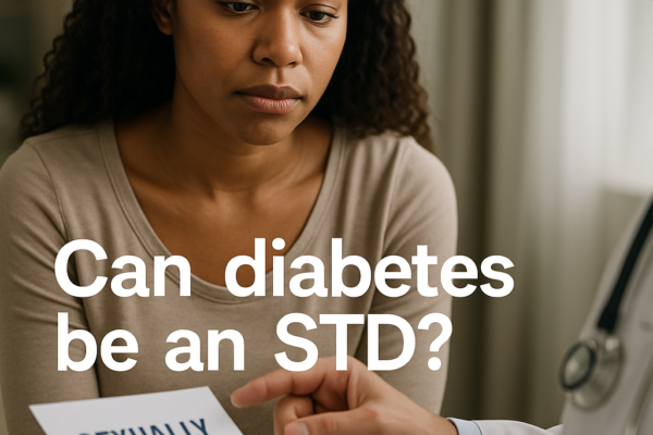A person contemplating the connection between diabetes and STDs