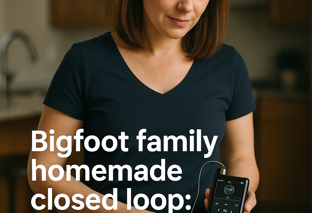 Diagram of Bigfoot family homemade closed loop system showing water circulation