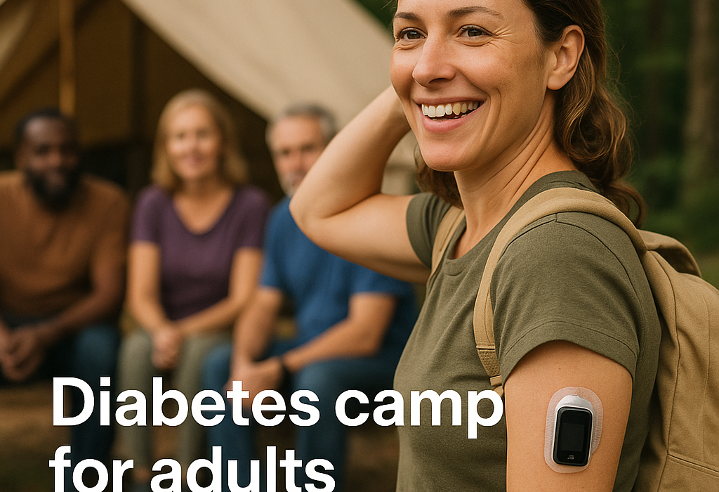 Adults with diabetes participating in a supportive camp environment