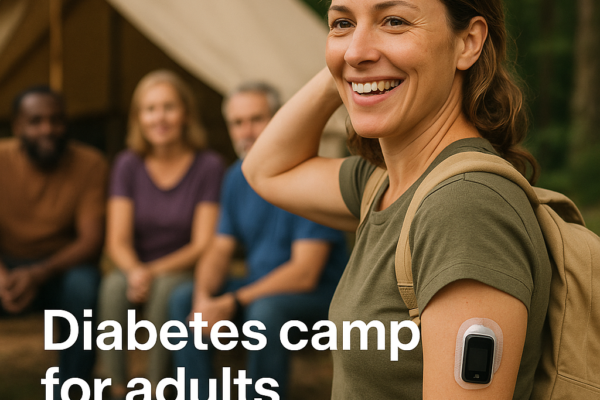 Adults with diabetes participating in a supportive camp environment