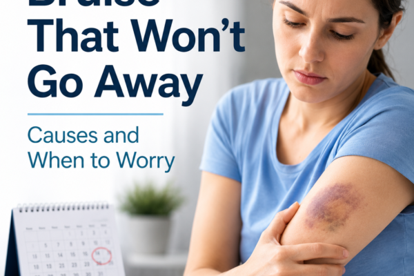 Bruise That Won’t Go Away: Causes and When to Worry