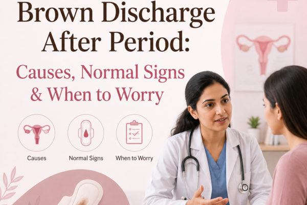 Brown Discharge After Period: Causes, Normal Signs & When to Worry