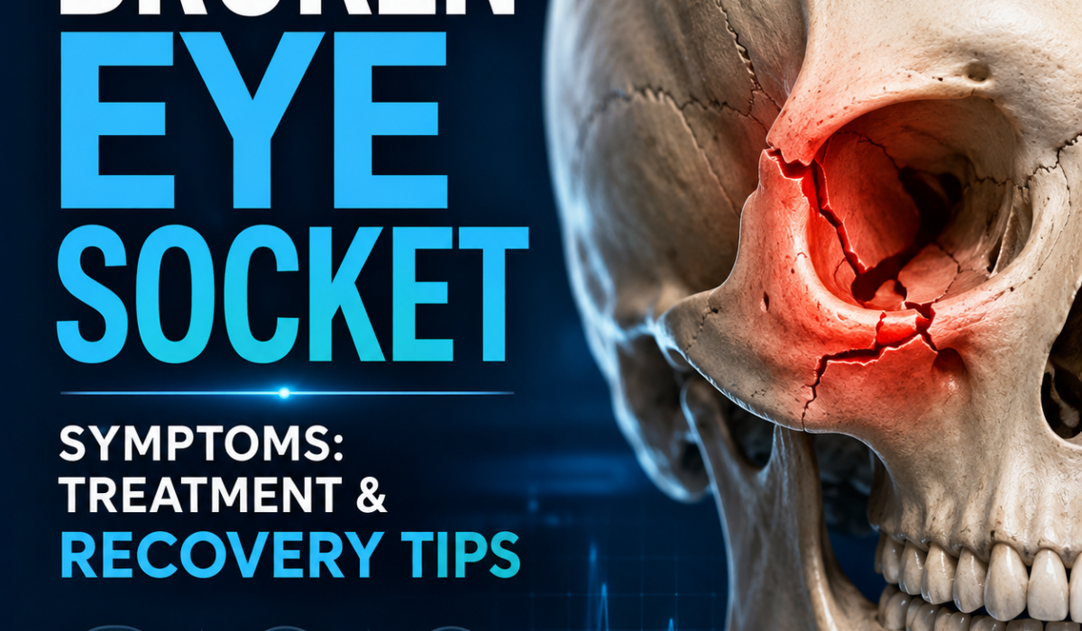 Broken eye socket symptoms: Treatment & Recovery Tips