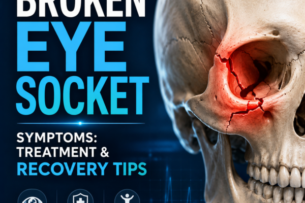 Broken eye socket symptoms: Treatment & Recovery Tips