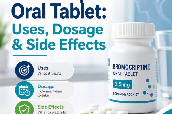 Bromocriptine Oral Tablet: Uses, Dosage & Side Effects