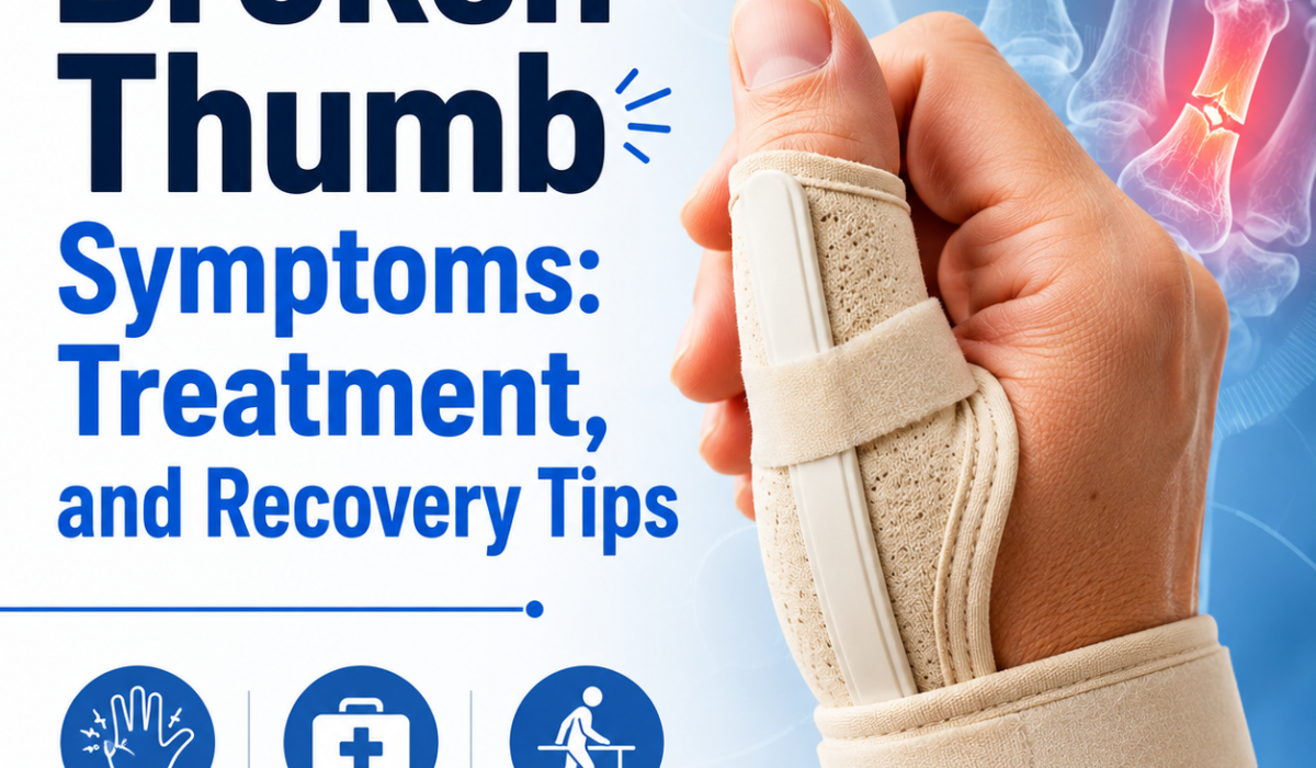 Broken Thumb Symptoms: Treatment, and Recovery Tips