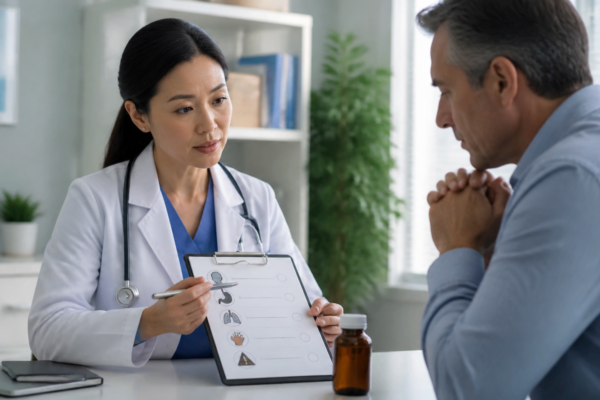 Medication safety review with a clinician